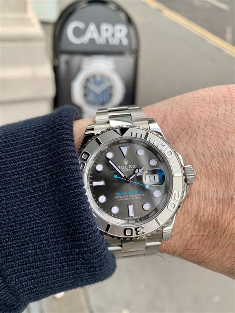 rolex yachtmaster platinum bezel price|rolex yachtmaster steel and platinum.